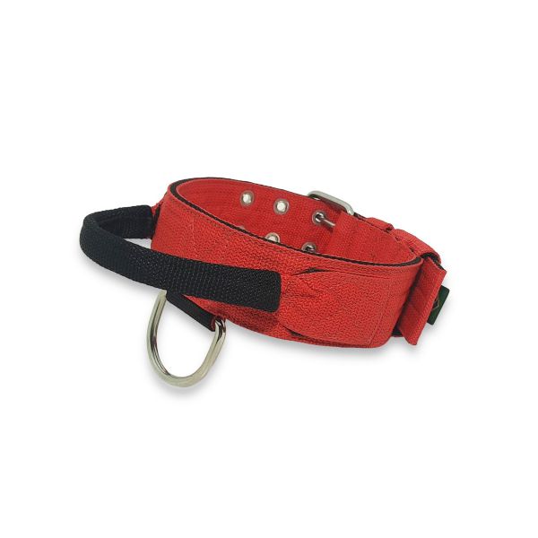 Coleira Para Cachorro Poderosso ( vermelho e preto )