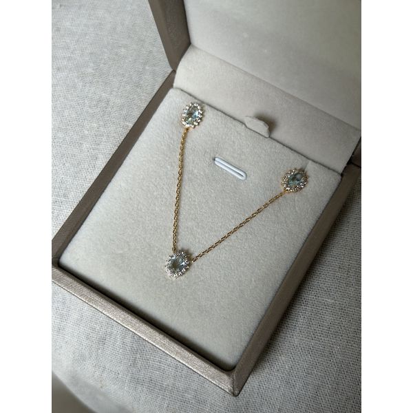 Conjunto Oval Joinha Acqua Banhado a Ouro