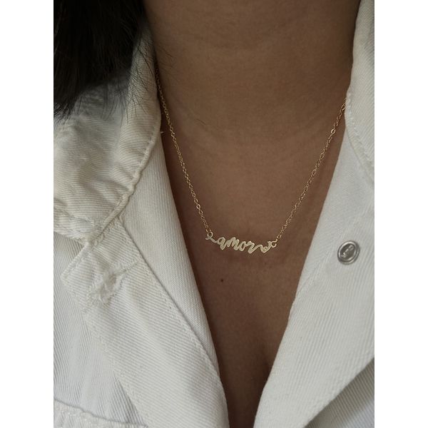 Colar Amor Banhado a Ouro 
