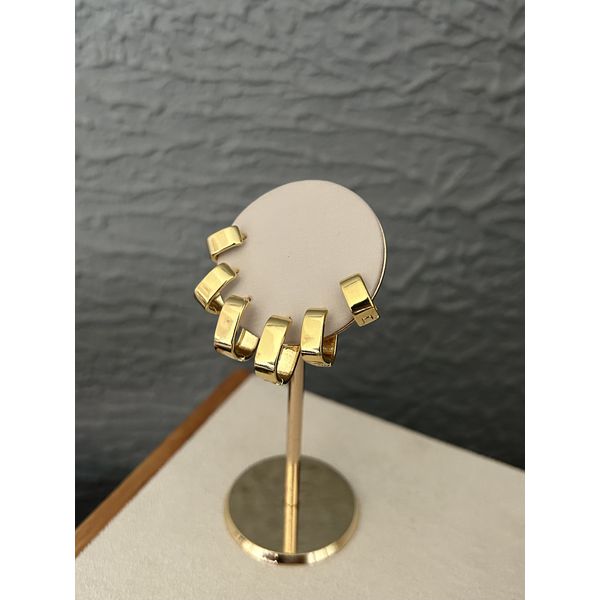 Trio Argolinhas Quadradas Click