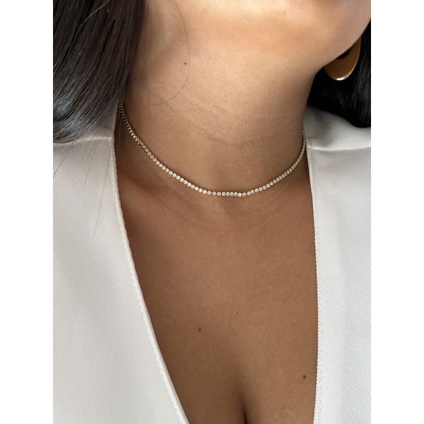 Chocker Riviera Fina Ouro 