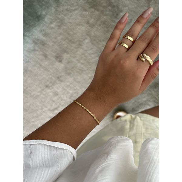 Pulseira Cordão Baiano Fina 2mm