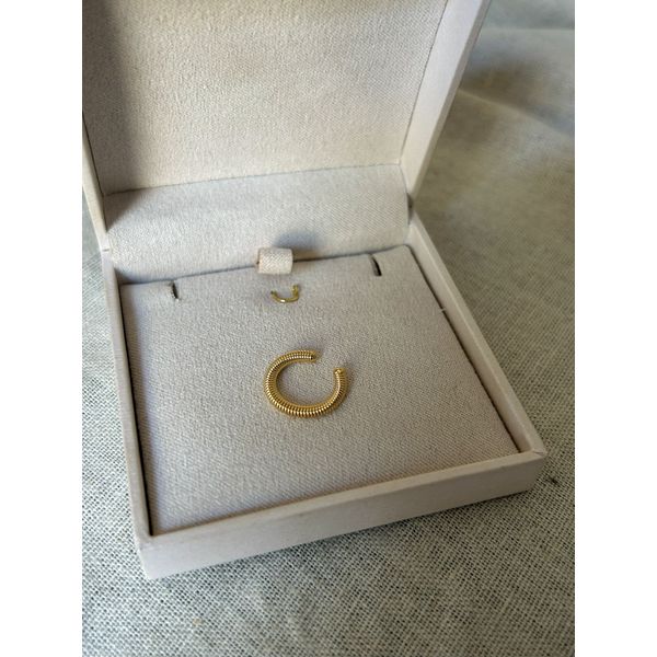 PIERCING FAKE MOLA BANHADO A OURO 