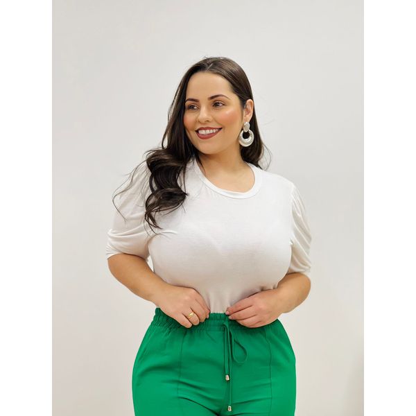 Blusa Malha Branca