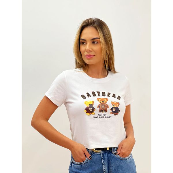 Cropped Teddy Branco