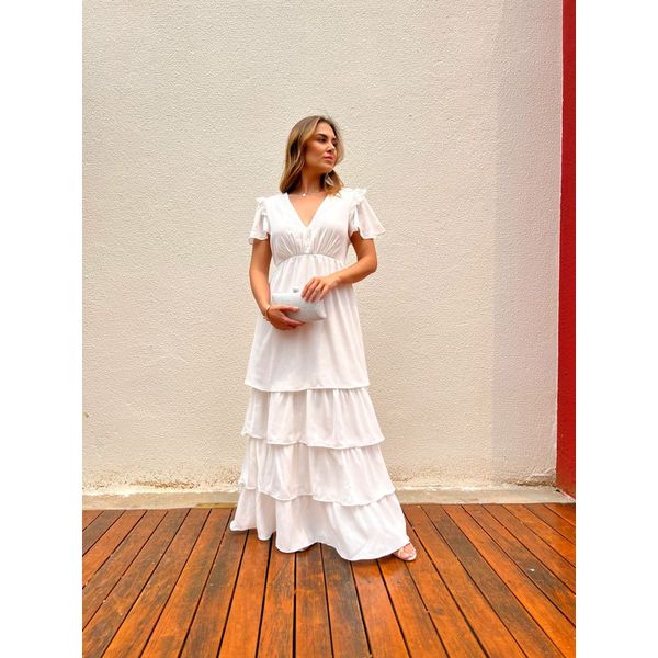 Vestido Sabine Branco