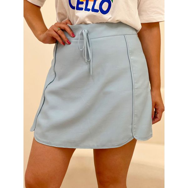 Shorts Saia Gabi Azul