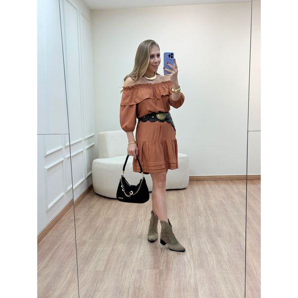 Vestido Marcela Camel