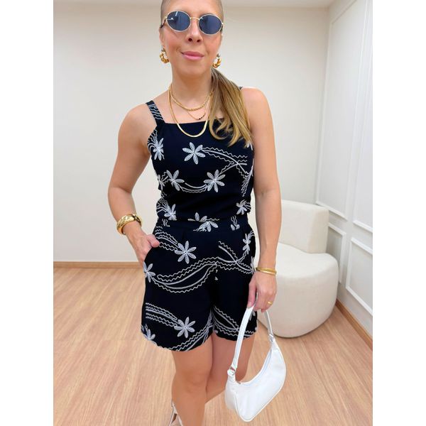 Conjunto Jade Preto
