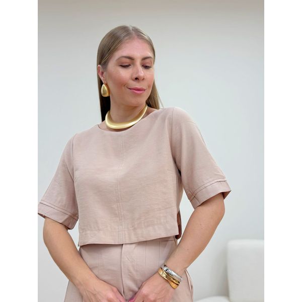 Blusa Fernanda Bege