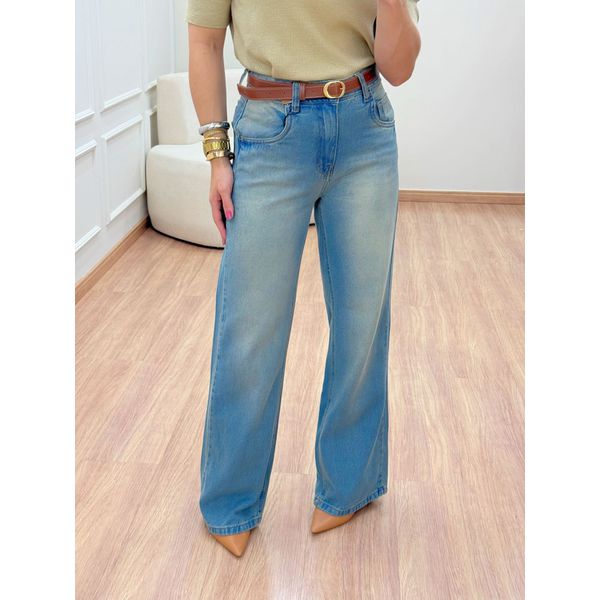 Calça Wide Leg Dardak Jeans