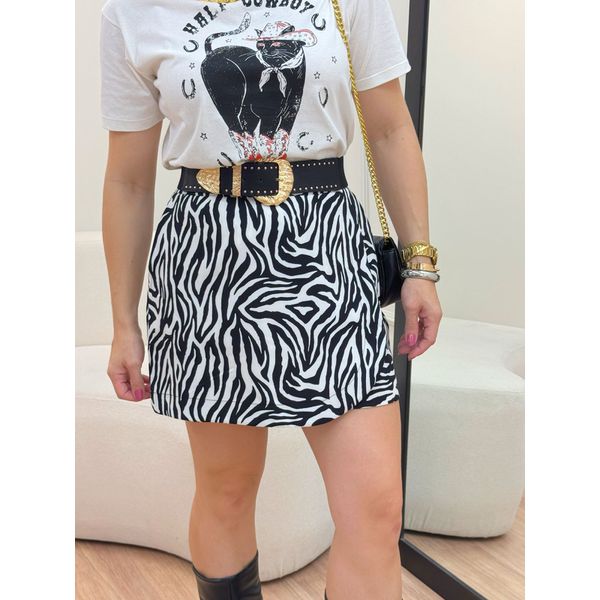 Shorts Saia Zebra Zebra