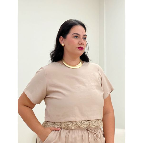 Cropped Fernanda Bege