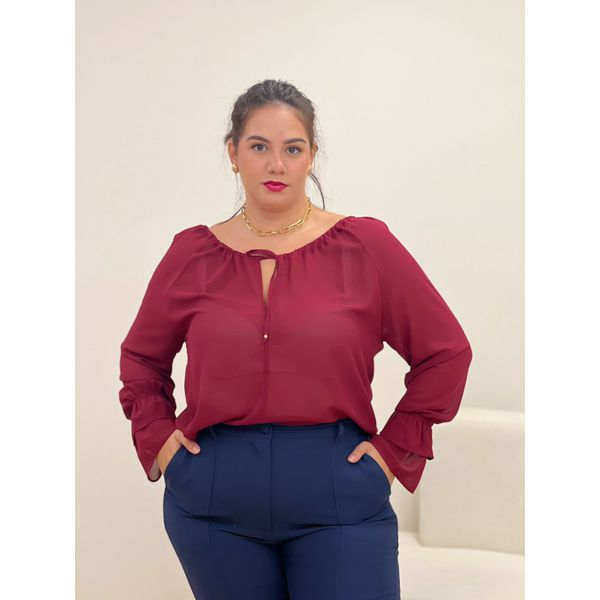 Blusa Berenice Marsala