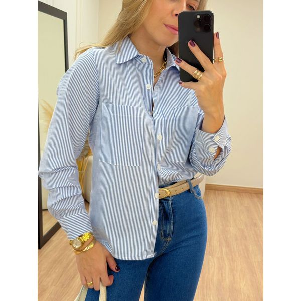 Camisa Bella Azul