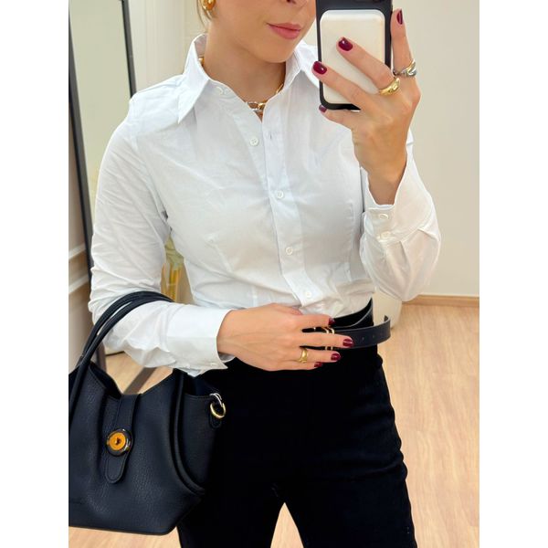 Body Camisa Branco