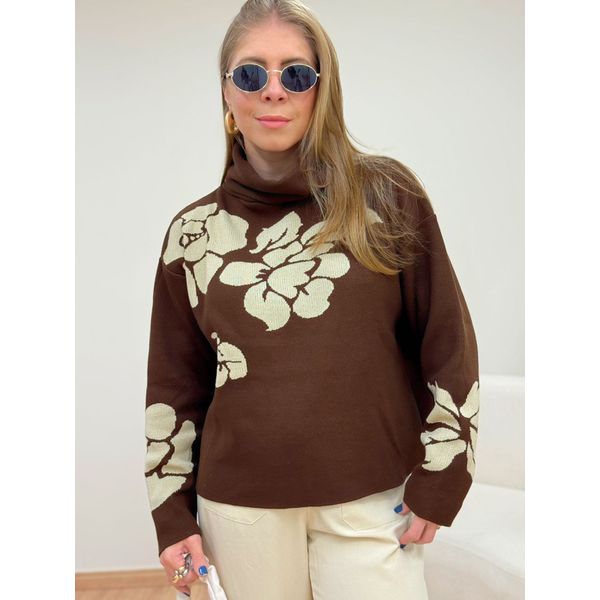 Blusa Betânia Marrom