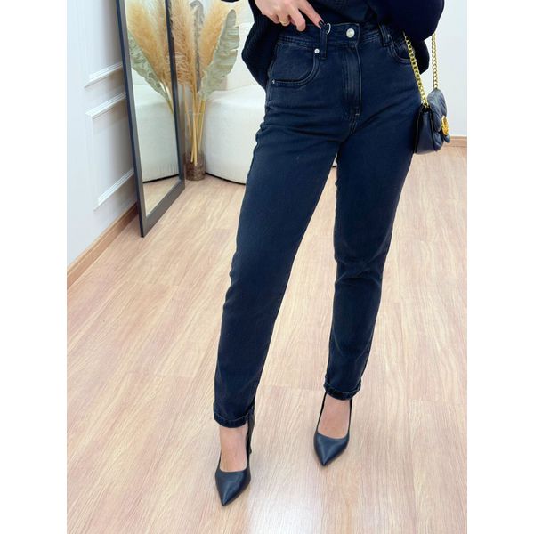 Calça Mom Black Jeans