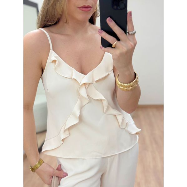 Blusa Anelise Baunilha