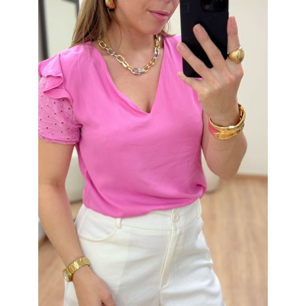Blusa Aline Rosa