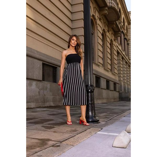 Vestido Tomara Que Caia Preto