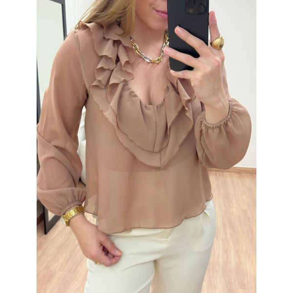 Blusa Ely Camel