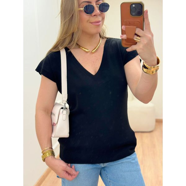 Blusa Poliana - Preta