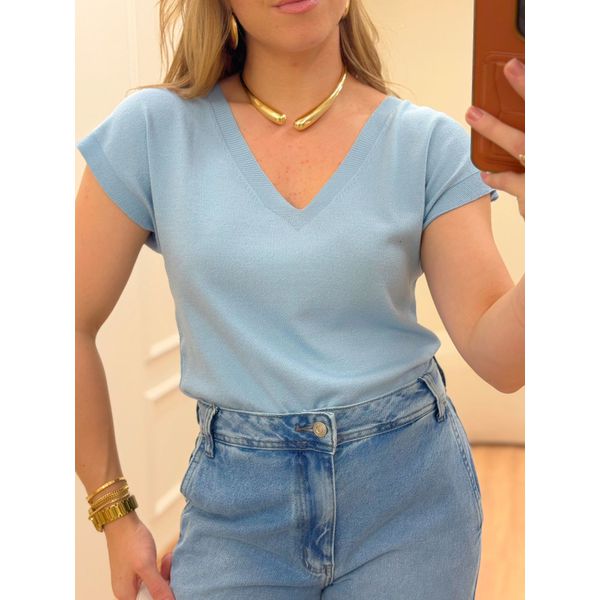 Blusa Poliana - Azul