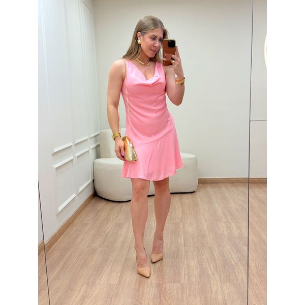 Vestido Beatrice Rosa