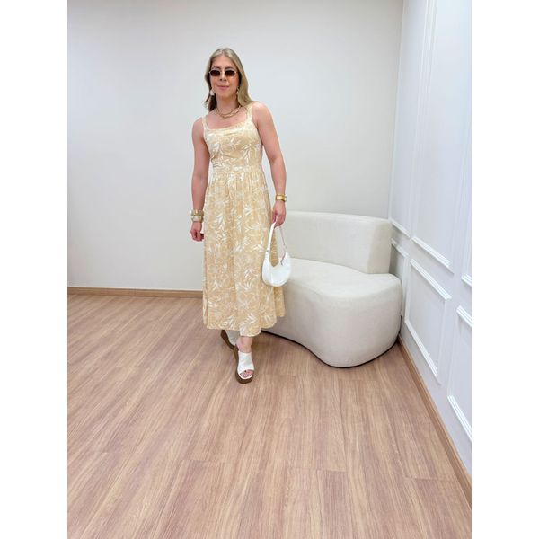 Vestido Isabela Bege