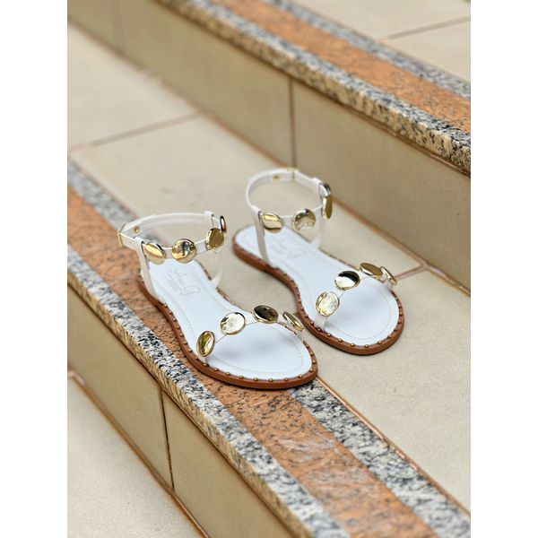 Rasteira Joana Off White