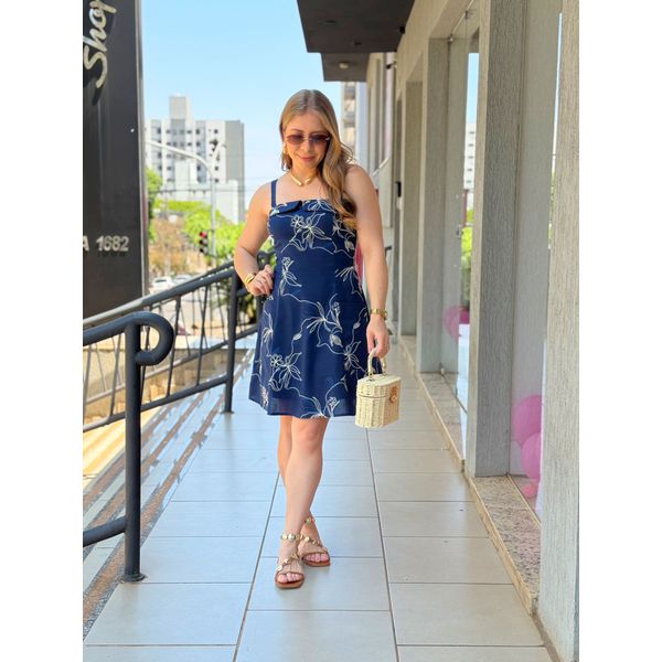 Vestido Betânia Azul