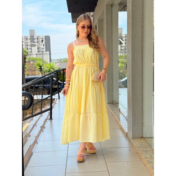 Vestido Alba Amarelo