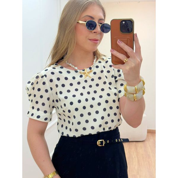 Blusa Cassi Preta