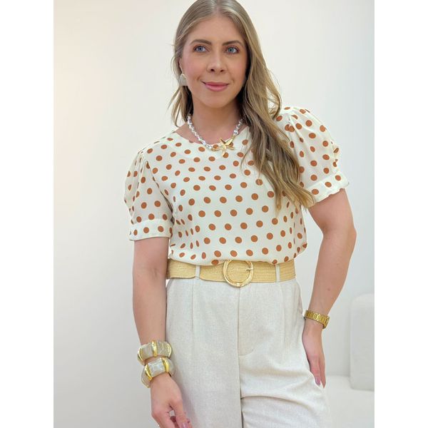 Blusa Cassi Marrom