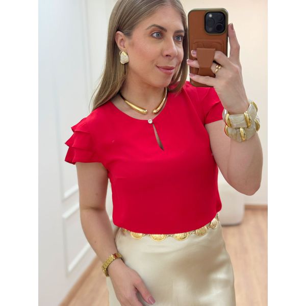 Blusa Joana Vermelha
