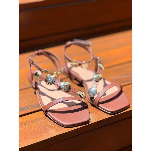 Sandália Jade Marrom