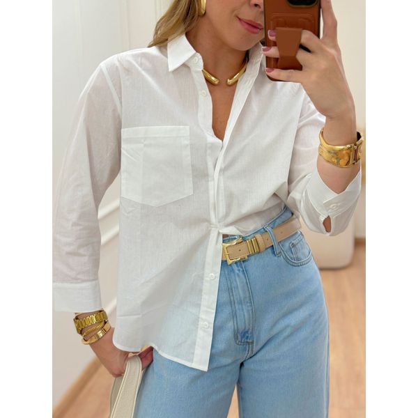 Camisa Celine Branca