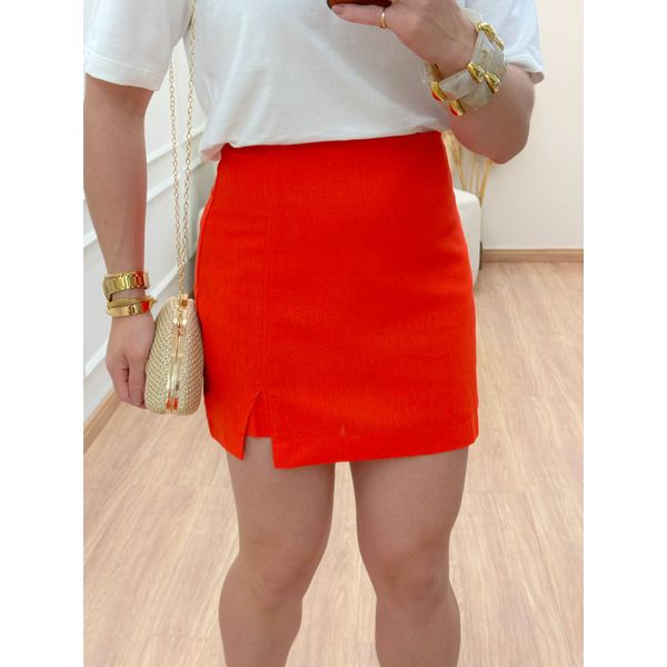 Short Saia Franci Vermelho