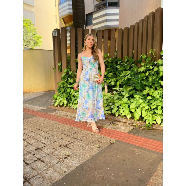 Vestido Encanto Azul