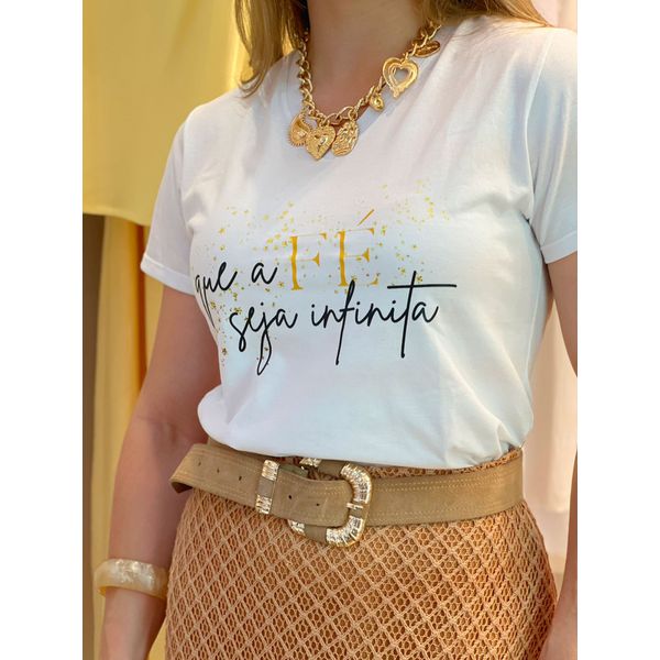 T-shirt Fé Branca