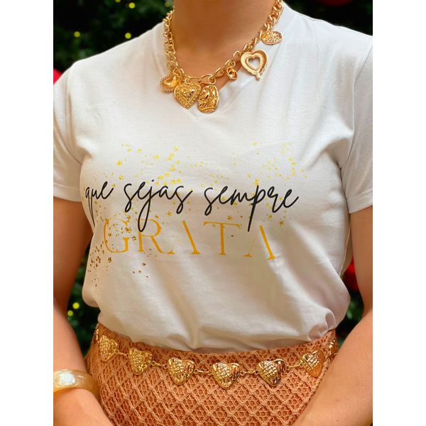 T-shirt Grata Branca