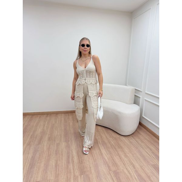 Conjunto Sofy Areia