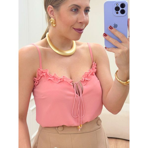 Regata Babados Rose