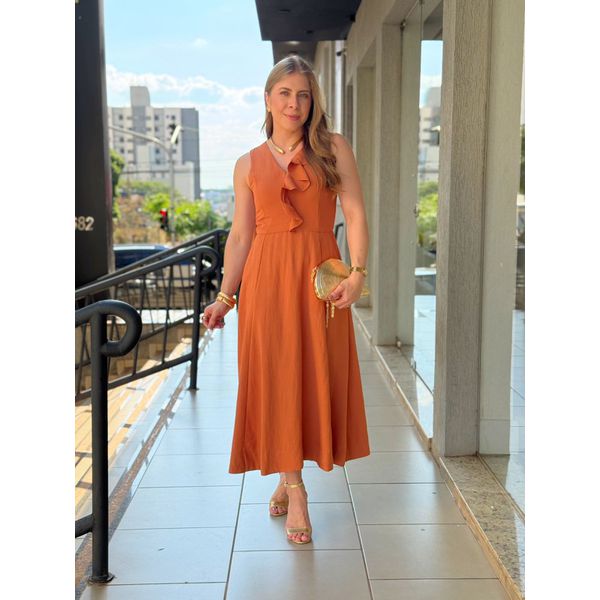 Vestido Francis Marrom