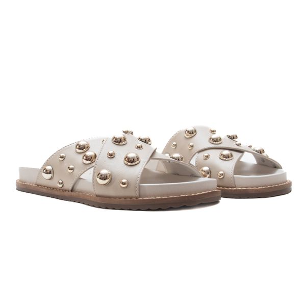 Sandália Papete - Olivia, Off White