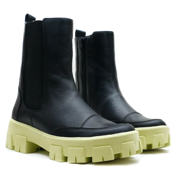 Bota Cano Médio, Bessie - Lemon