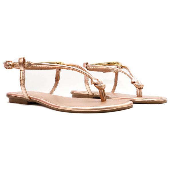 Rasteira Flat - Ayla, Cobre
