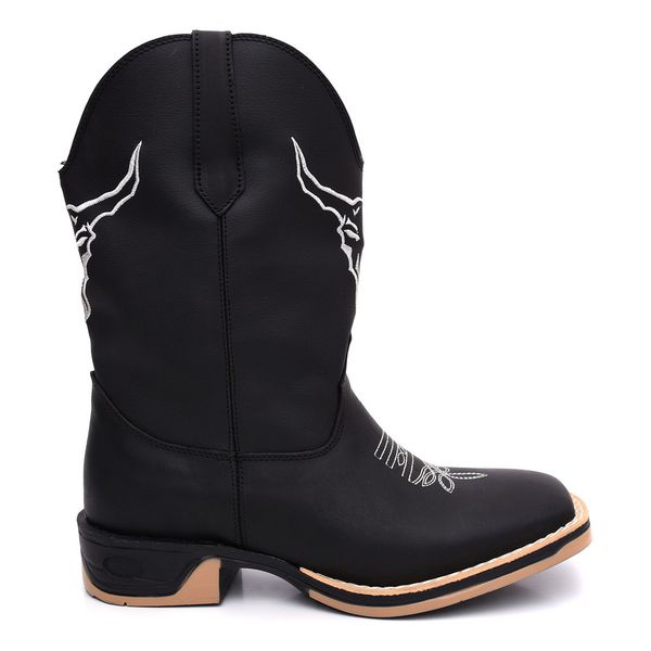 Bota Texana Country Sola Jump Botina Masculina Couro Legítimo Promoção Lançamento