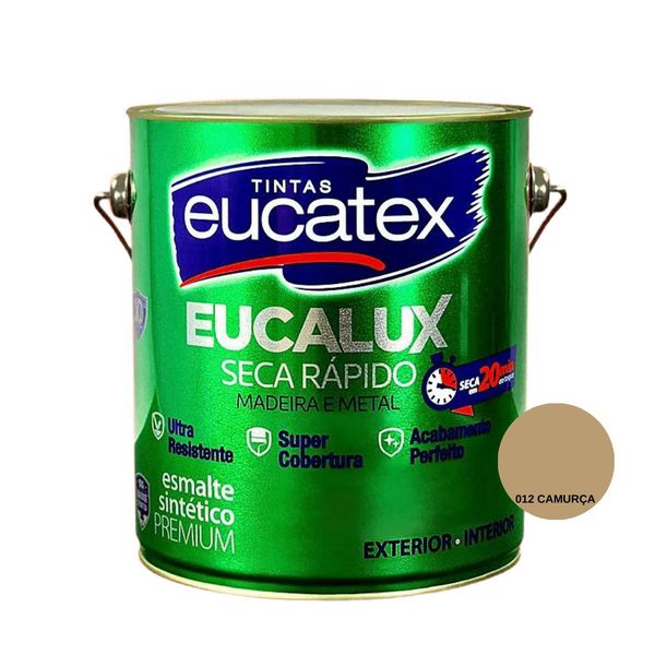TINTA EUCALUX ESMALTE SINTÉTICO BRILHANTE CAMURÇA 3,6LT